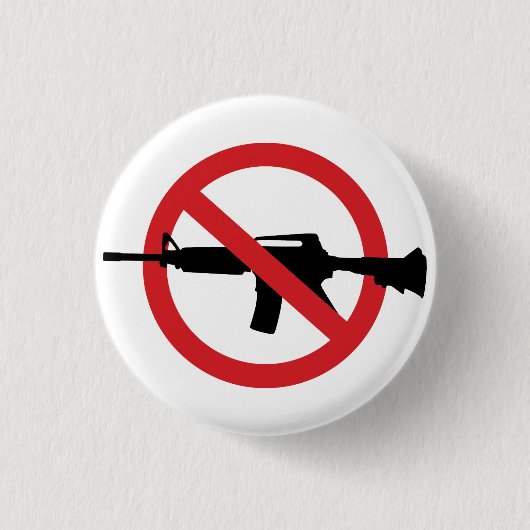 Ban Assault Rifles - Keine Symbol-rote Linie Button (Vorderseite)