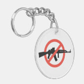 Ban Assault Rifles Schlüsselanhänger (Vorderseite links)