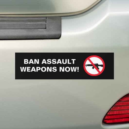 Ban-Assault-Waffen Autoaufkleber (Auf Auto)