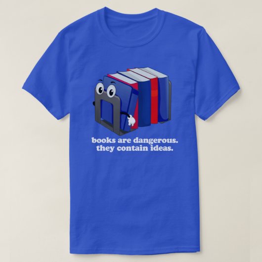 Ban Bigots Not Books T-Shirt (Design vorne)