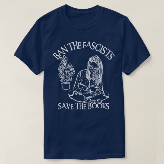 Ban Die Faschisten Rettete die Bücher 5 T-Shirt (Design vorne)