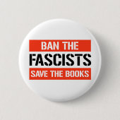 Ban die Faschisten Rettete die Bücher Button (Vorderseite)