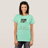 Ban Dummköpfe. Nicht Hunde! T-Shirt (Vorne ganz)