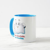Ban Faschisten keine Bücher Tasse (Vorderseite Links)
