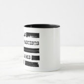 Ban Faschisten nicht Bücher erstellt Tasse (Zentrum)