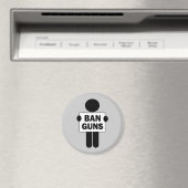 Ban Guns Magnet (In Situ (Geschirrspüler))