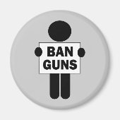Ban Guns Magnet (Vorne)