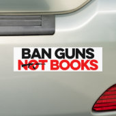 Ban Guns Not Books Autoaufkleber (Auf Auto)