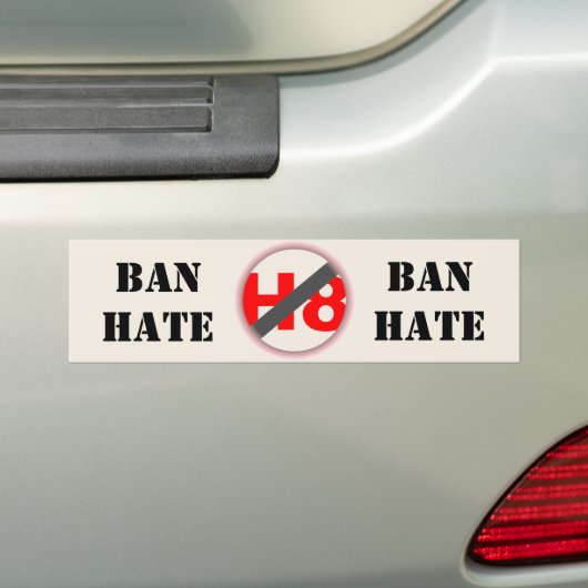 Ban Hate Autoaufkleber (Auf Auto)