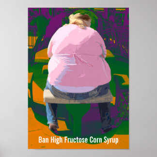 Ban High Fructose Maissirup Poster