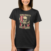 Ban Idiots Not Guns Pro 2a Second Amendment: T-Shirt (Vorderseite)