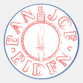 Ban Joe Biden Banjo Sticker (Vorderseite)