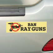 Ban Ray Guns Autoaufkleber (Auf Auto)