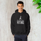 Ban Stupid People not dogs Funny Pitbull Zitat Hoodie