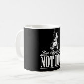 Ban Stupid People not Dogs Kaffee Tasse (Vorderseite Links)