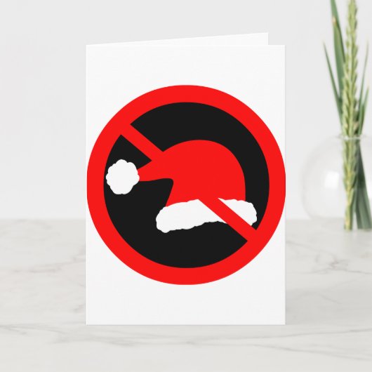 Ban Xmas Feiertagskarte (Vorderseite)