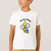 Bana-Nerd Funny Fruit Nerd Pun T-Shirt (Vorderseite)