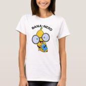Bana-Nerd Funny Fruit Nerd Pun T-Shirt (Vorderseite)