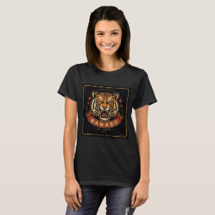 Banabo Tiger Kopf T-Shirt