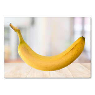 Banana ABA Tact Labeling Flashcard Bildkarten Tischnummer
