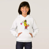 Banana als Maler mit Pinsel Hoodie (Vorne ganz)