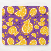 Banana Ananas Cherry Citrus Fruchtmuster M Mousepad (Vorne)