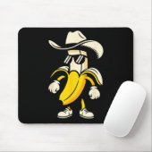 Banana Art For Men Women Kids Yellow Fruit Lovers Mousepad (Mit Mouse)