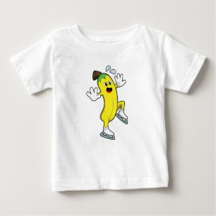Banana at Ice Skaten mit Ice-Skaten.PNG Baby T-shirt