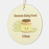 Banana Baby Food Cartoon | Ornament (Links)