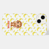Banana Baby Monkey Happy Birthday Case-Mate iPhone Hülle (Rückseite (Horizontal))