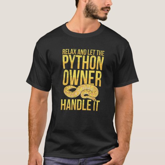 Banana-Ball-Python für eine Bananenball-Python-Ras T-Shirt (Vorderseite)