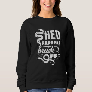 Banana Ball Python Herpetologe Shed passiert Bürst Sweatshirt