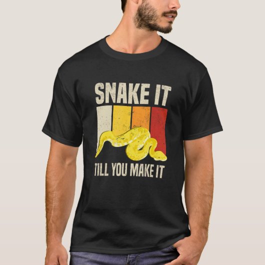 Banana Ball Python Schlange Reptil T-Shirt (Vorderseite)
