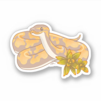 Banana-Ball-Python und Aufkleber für Säuglinge