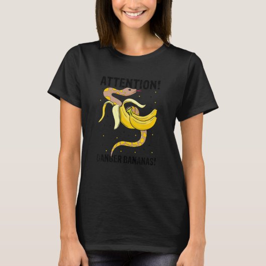 Banana Ball Python und Noodle Reptile Designs 26 T-Shirt (Vorderseite)