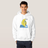 Banana bei Yoga auf Yoga-Matte Hoodie (Vorne ganz)