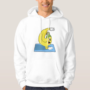 Banana bei Yoga auf Yoga-Matte Hoodie