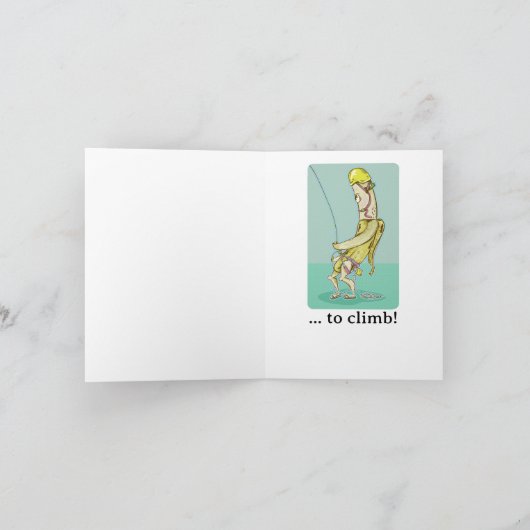 Banana Belay Rock Klettern Karte (Innenseite)