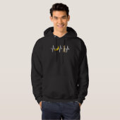 Banana Berger Picard Heartbeat Dog Hoodie (Vorne ganz)
