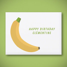 Banana Birthday Postkarte