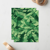Banana-Blätter 2 Mitteilungskarte (Vorderseite/Rückseite Beispiel)