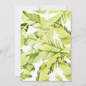 Banana-Blätter 4 Dankeskarte (Vorderseite)