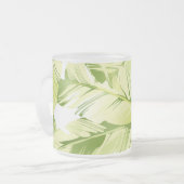 Banana-Blätter 4 Mattglastasse (Vorderseite Links)