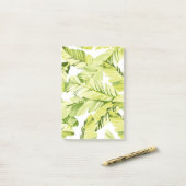 Banana-Blätter 4 Post-it Klebezettel (Auf Schreibtisch)