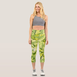 Banana-Blätter 5 Capri Leggings