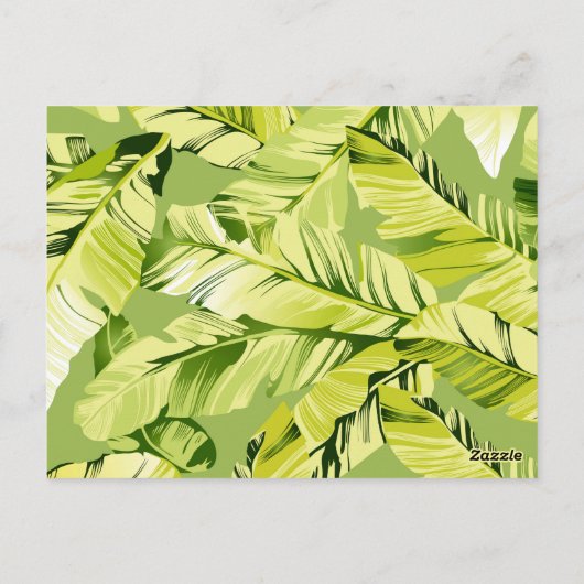 Banana-Blätter 5 Postkarte (Rückseite)