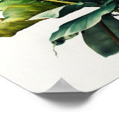 Banana Blätter Art Print Poster (Ecke)