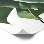 Banana Blätter Art Print Poster (Ecke)