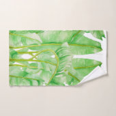 Banana-Blätter auf einem Handtuch-Set Badhandtuch Set (Handtuch)