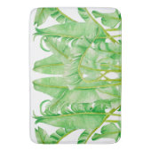 Banana-Blätter auf einer Bademüte Badematte (Vorderseite Vertikal)